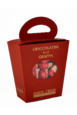 Confezione 290gr Cioccolatini Grappa della Serra Riserva 